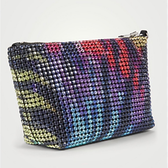 Alexander Wang Multicolour Heiress Crystal Clutch Wristlet Bag - Picture 2 of 6